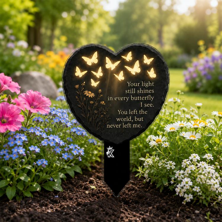 Outdoor Acrylic Decorative Garden Stake(Heart)