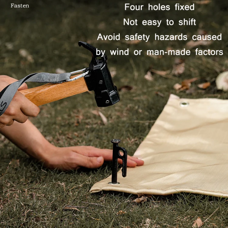 Outdoor Camping Fiberglass Heat Insulation Pad Fireproof Cloth, Size: 56x80cm - Image 4