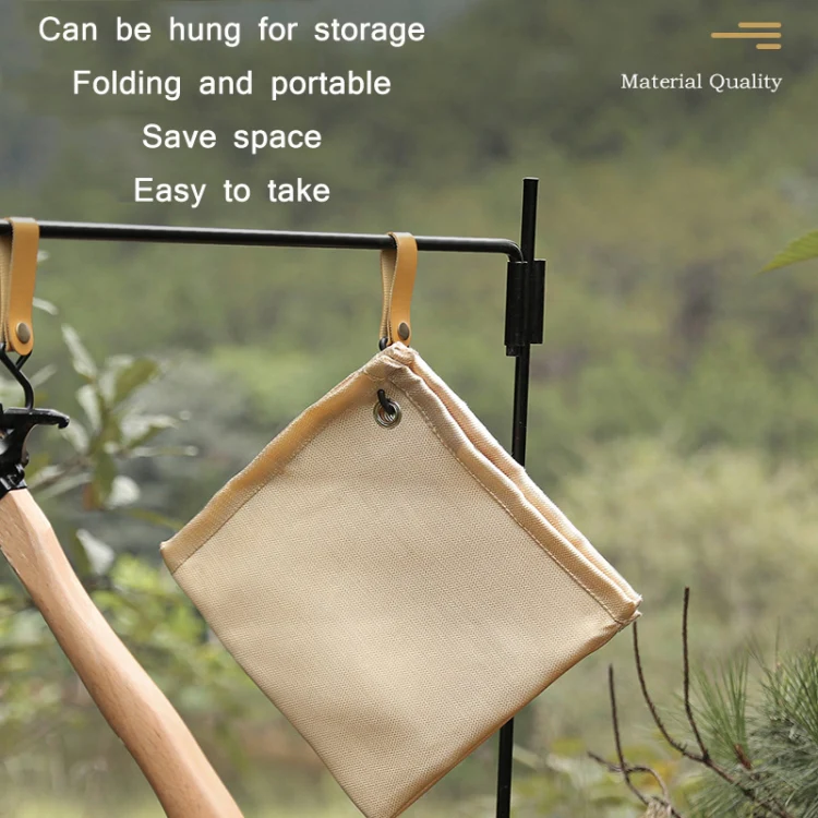 Outdoor Camping Fiberglass Heat Insulation Pad Fireproof Cloth, Size: 56x80cm - Image 5
