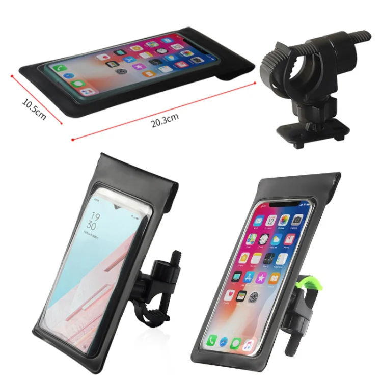 Outdoor Cycling Mobile Phone Navigation Waterproof Bracket(Black) - Image 2