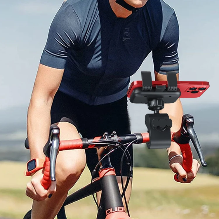 Outdoor Cycling Simple Installation Mobile Phone Holder(Black) - Image 7