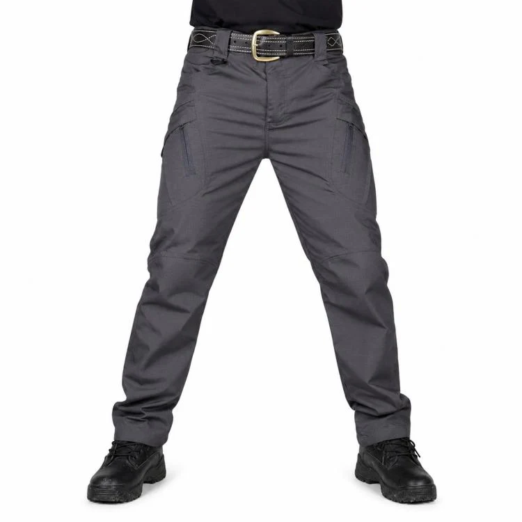 Outdoor Durable Breathable Hiking Long Pants For Men, Size: L(Gray) - Image 2