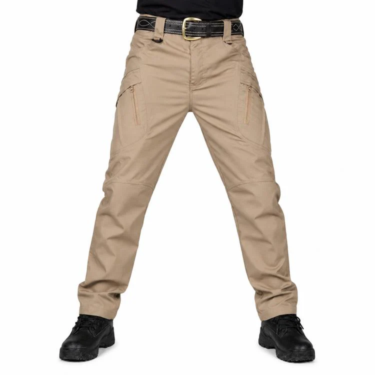 Outdoor Durable Breathable Hiking Long Pants For Men, Size: L(Khaki) - Image 2