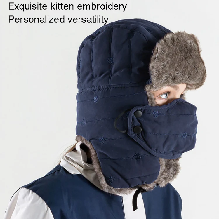 Outdoor Protect Face Neck Mask Hat Mountaineering Skiing Riding Winter Hat(Red) - Image 6