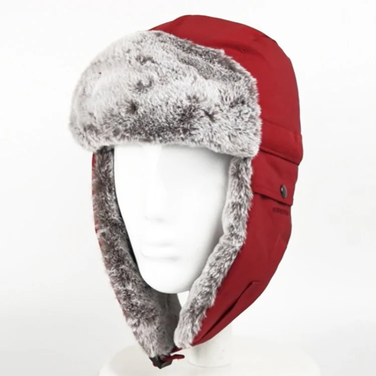 Outdoor Windproof Hat Winter Thickened Cotton Cap Warm Coldproof Riding Cap, Cap Size: 62-66cm (Orange) - Image 10