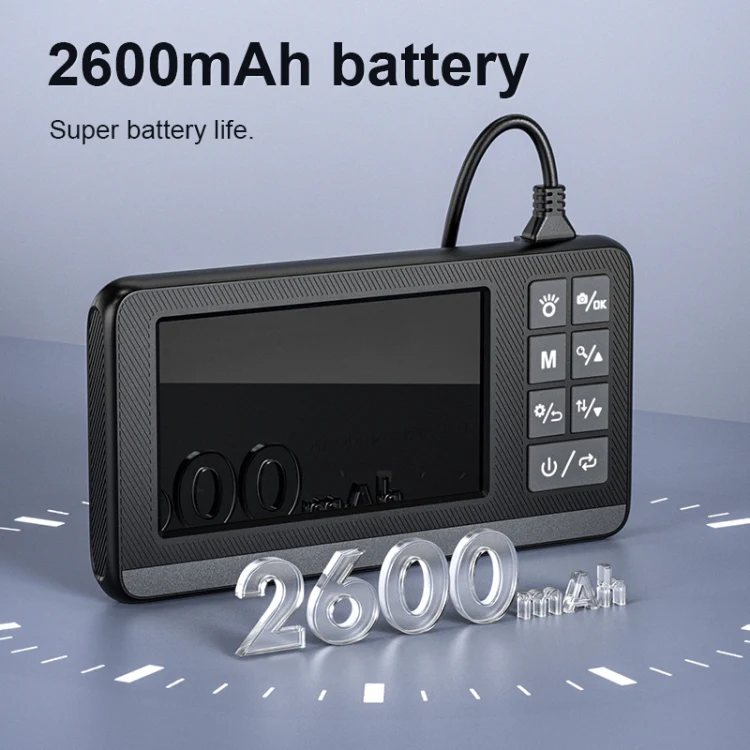 P005 8mm Dual Lenses Industrial Pipeline Endoscope with 4.3 inch HD Screen, Spec:3m Tube - Image 3