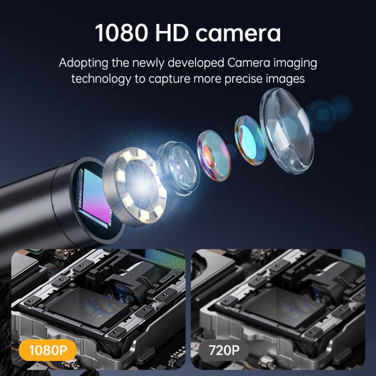 P100A 4.3 inch IPS HD Screen 8mm Industry Digital Endoscope, Type:5m Hard Cable Single-lens - Image 4
