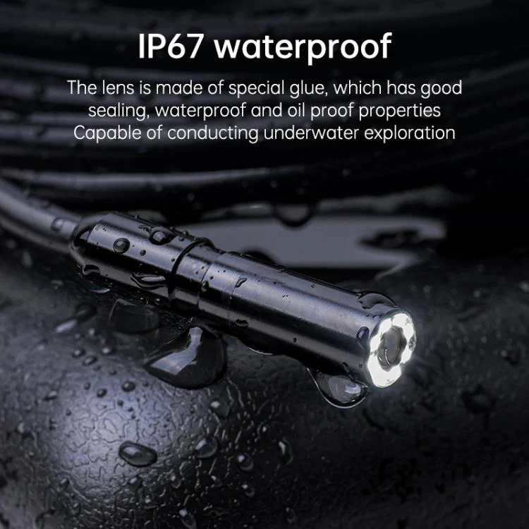 P100A 4.3 inch IPS HD Screen 8mm Industry Digital Endoscope, Type:5m Hard Cable Single-lens - Image 7