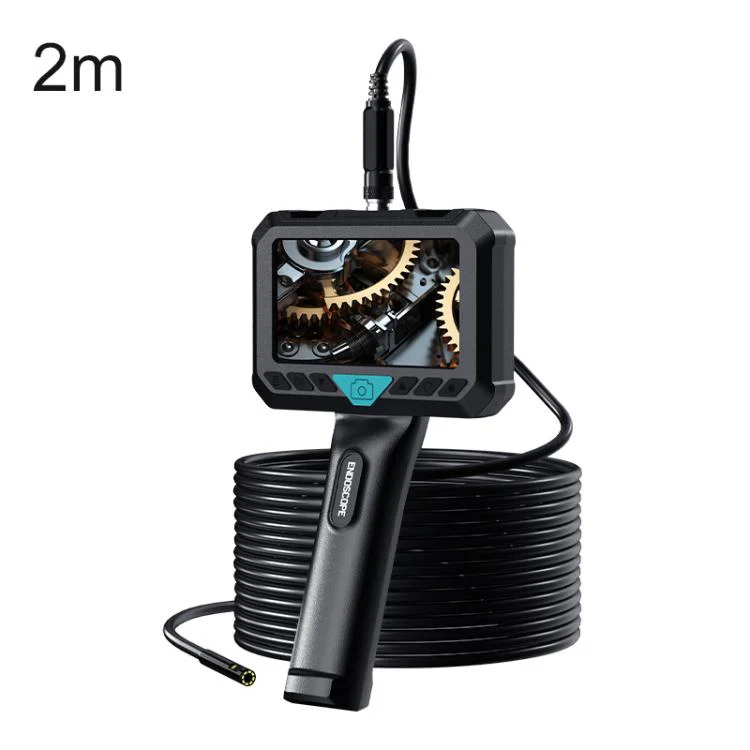 P280 5 inch HD Screen 8mm Industry Digital Endoscope, Type:2m Hard Cable Dual-lens