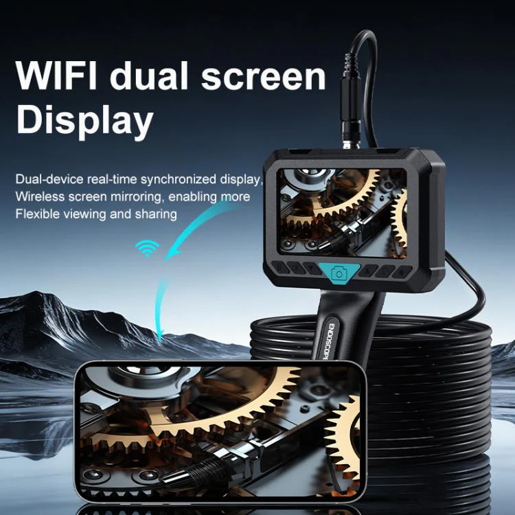 P280 5 inch HD Screen 8mm Industry Digital Endoscope, Type:2m Hard Cable Single-lens - Image 4