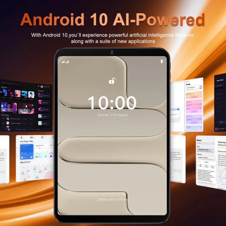 Pab 17 Pro 10.1 inch 4G LTE Tablet PC, 4GB+64GB, Android 10 MTK6755 Octa Core, AU Plug (Silver) - Image 14