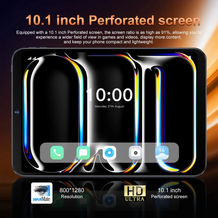 Pab 17 Pro 10.1 inch 4G LTE Tablet PC, 4GB+64GB, Android 10 MTK6755 Octa Core, EU Plug (Black) - Image 6