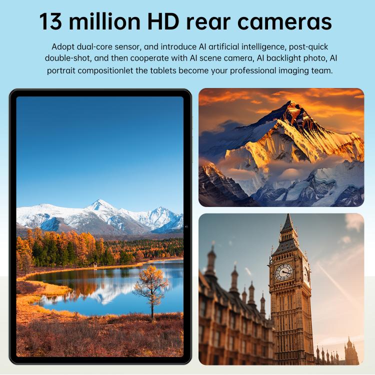 Pad 7 Pro 10.1 inch 4G LTE Tablet PC, 4GB+32GB, Android 10 MTK6755 Octa Core, AU Plug (Black) - Image 7