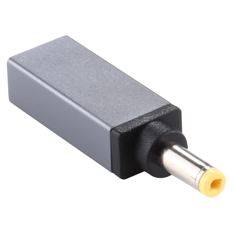 PD 18.5V-20V 4.8x1.7mm Male Adapter Connector (Silver Grey) - Image 2