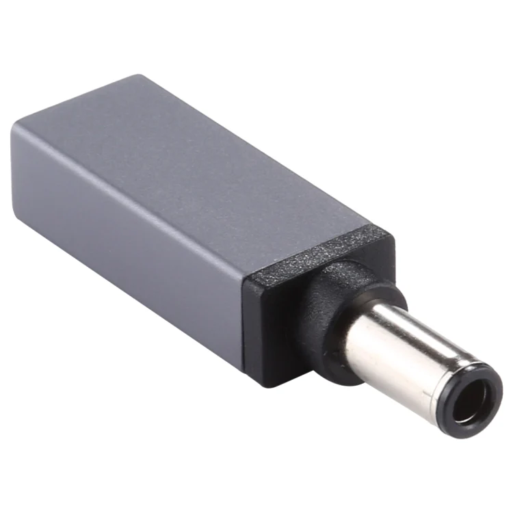 PD 19V 6.0x0.6mm Male Adapter Connector(Silver Grey) - Image 2