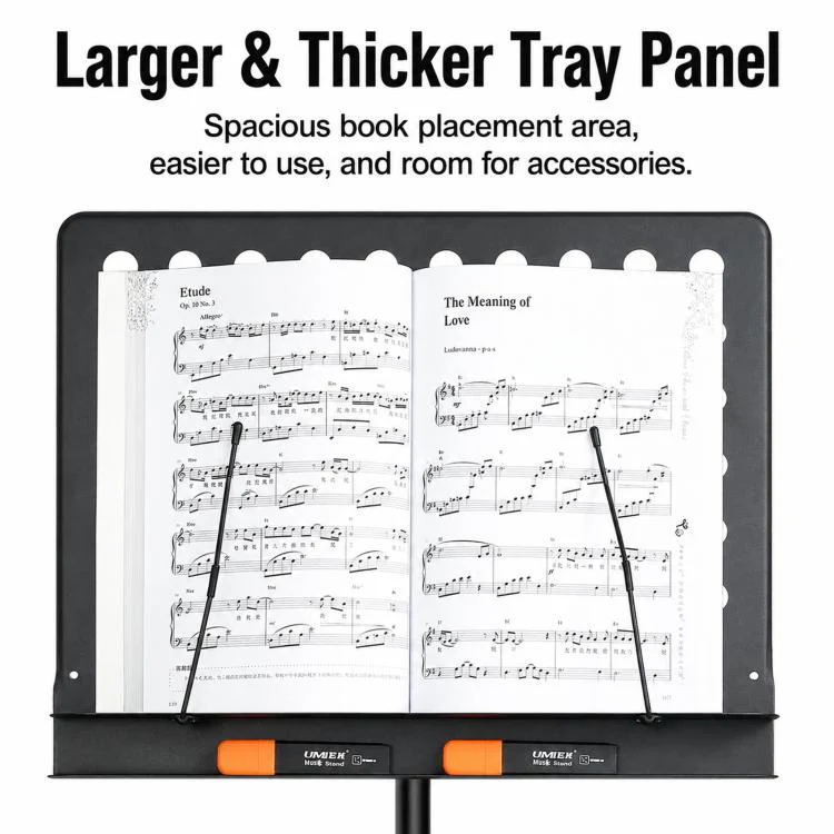 PERSEUS Portable Folding Music Stand Guitar & Violin Music Stand, Spec: 1.6m Solid Frosted Finish - Image 4