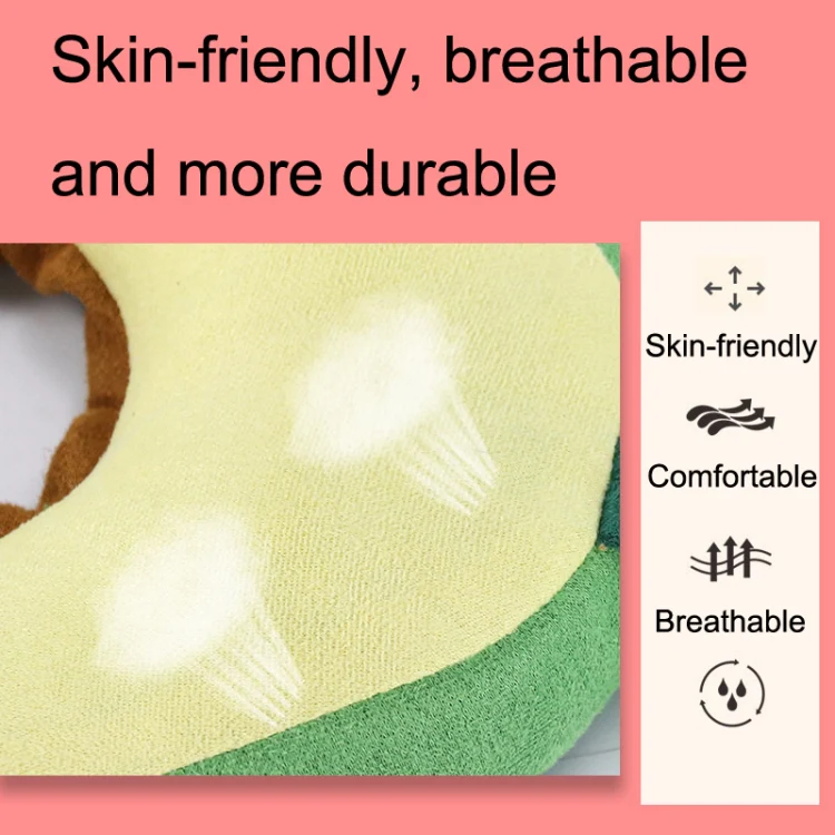 Pet Anti-bite Anti-Lick Ring Soft Cotton Cat Head Cover(Peach) - Image 3