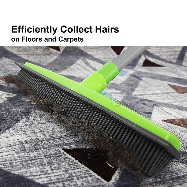 Pet Carpet Hair Removal Broom Scraping Dust-free Hand-washing Mop Rubber Floor Brush - Image 6