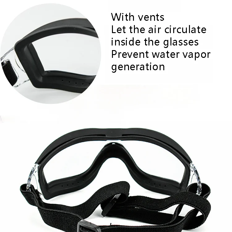 Pet Goggles Dog Transparent Glasses Waterproof Windproof Snow Goggles Dog Glasses(Transparent) - Image 7