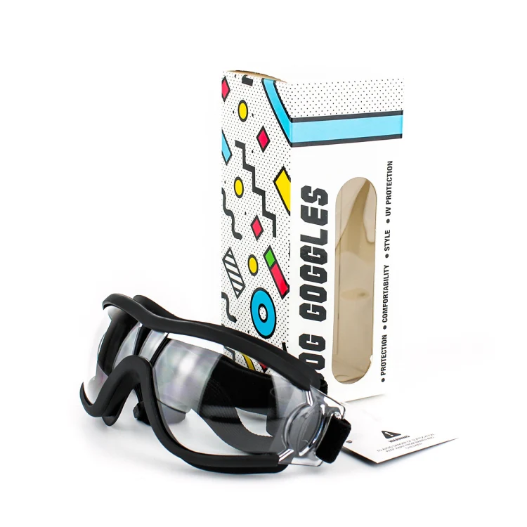 Pet Goggles Dog Transparent Glasses Waterproof Windproof Snow Goggles Dog Glasses(Transparent) - Image 8