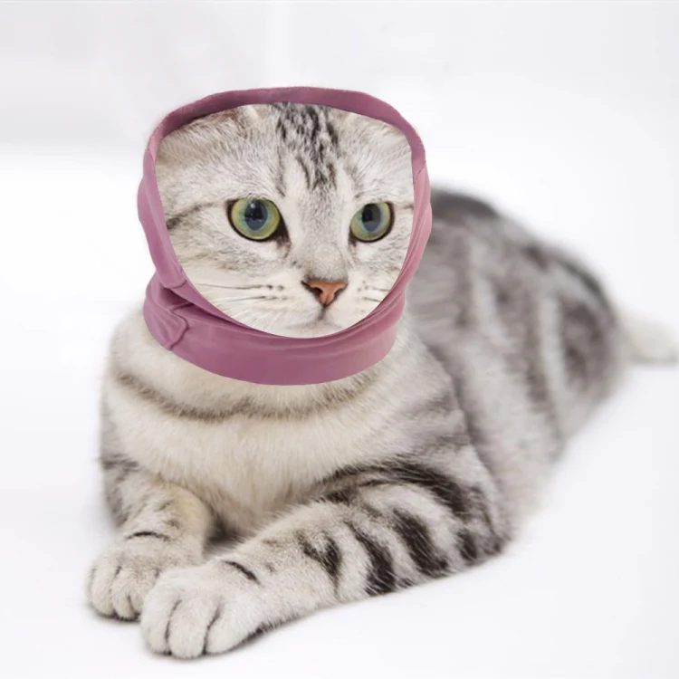 Pet Grooming Comfortable and Waterproof Earmuffs, Size: L(Purple) - Image 6