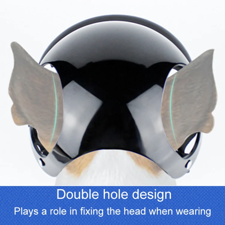 Pet Helmet Hat Dog And Cats Accessories, Size: S(Black) - Image 5