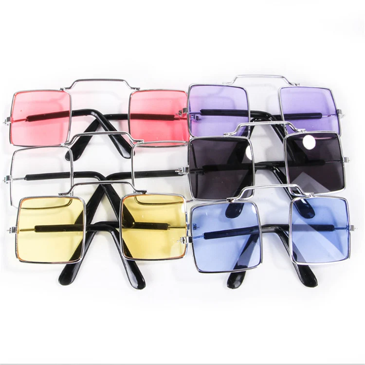 Pet Jewelry Cat Photo Funny Props Personality Glasses(Clear Blue) - Image 4