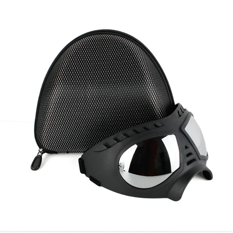 Pet Mask Glasses Waterproof And Snowproof Soft Frame Goggles Dog Supplies Sunglasses(Black) - Image 4