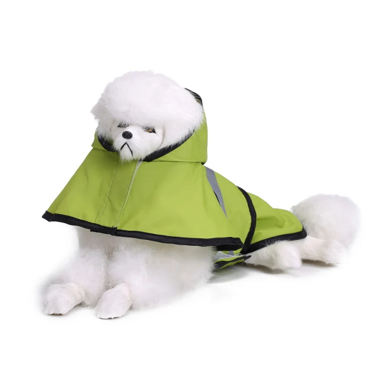 Pet Reflective Raincoat Large Dog Poncho, Size: 4XL(Fluorescent Green) - Image 4