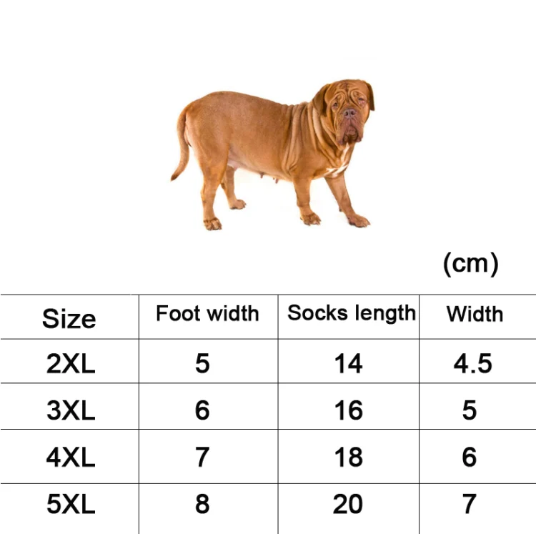 Pet Socks Cotton Anti-Scratch Breathable Foot Cover, Size: 2XL(Brown) - Image 6
