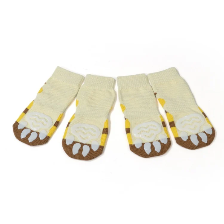 Pet Socks Cotton Anti-Scratch Breathable Foot Cover, Size: 4XL(Yellow Bee) - Image 2