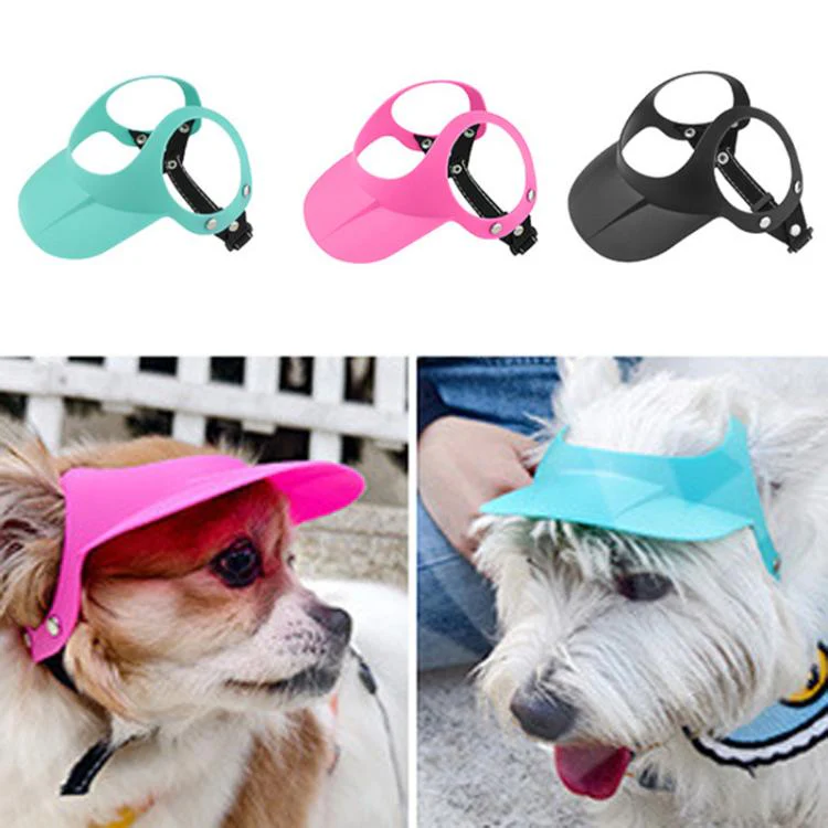 Pet Sun Hat Accessories Small Dog Exposed Ears Outdoor Sun Shade Hat(Pink S) - Image 7