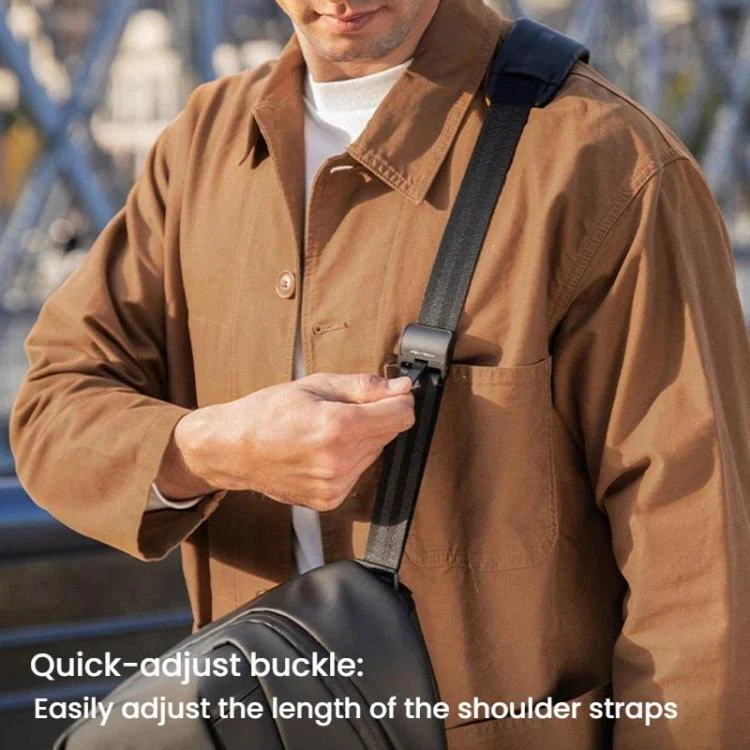 PGYTECH Waterproof Shoulder Bag Travel Storage Chest Bag, Size: 6L(Black) - Image 8