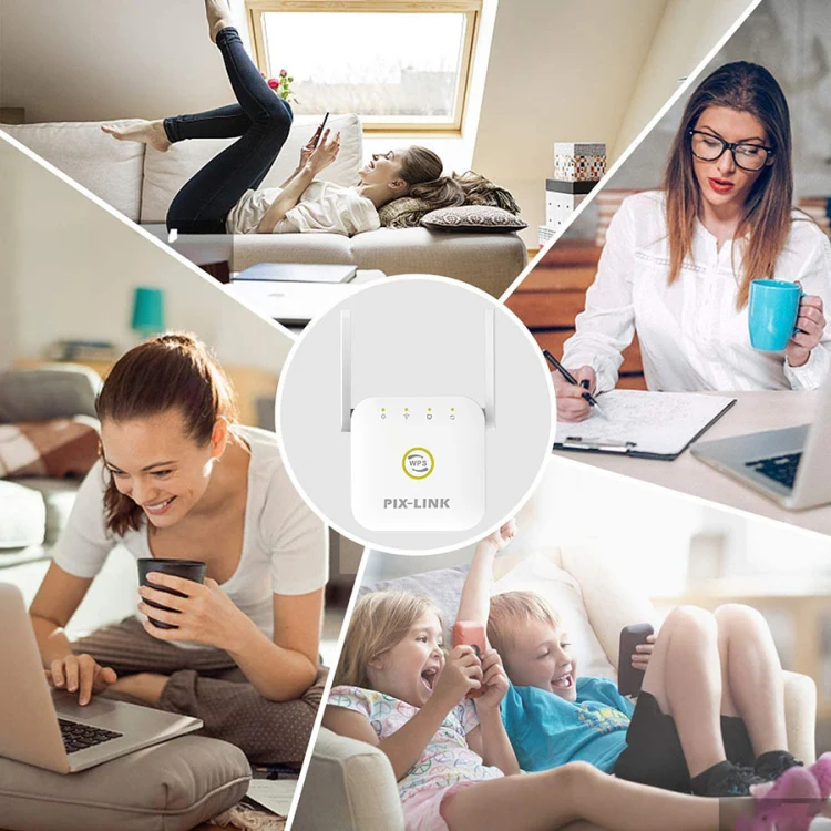 PIX-LINK WR22 300Mbps Wifi Wireless Signal Amplification Enhancement Extender, Plug Type:AU Plug(White) - Image 12