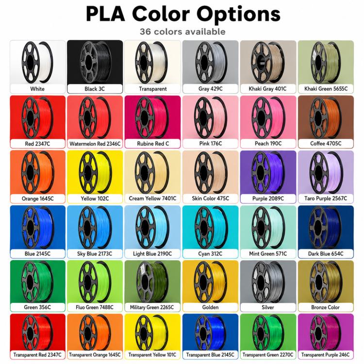 PLA 3D Printer Filament 1.75mm 1kg Spool Tangle-Free Eco-Friendly 3D Printing Material, Color: Deep Blue - Image 2