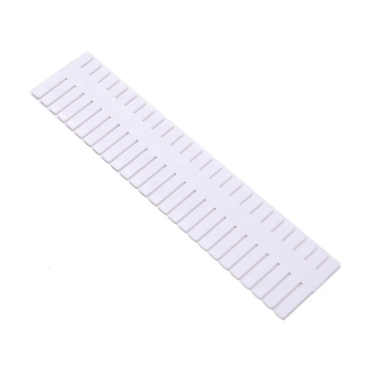 Plastic Drawer Divider Free Combination Classification Storage Board, 4pcs/Pack, Specification: 37x7cm(White) - Image 2