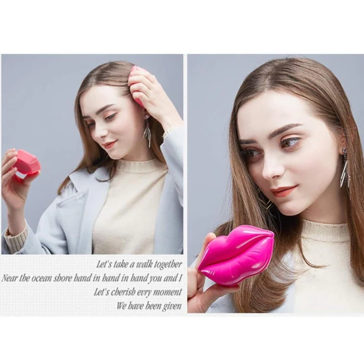 Plastic Hairdressing Portable Smoothing Comb(Sexy Red) - Image 6