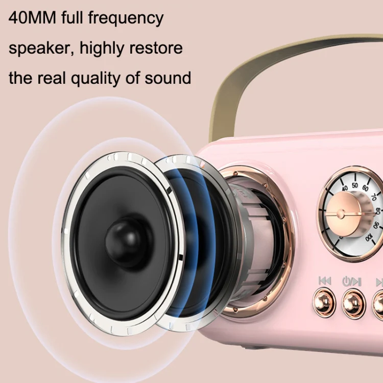 POLVCDG B152 Multi-Functional Small Family KTV Karaoke Microphone Sound Integration(Pink) - Image 4
