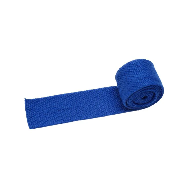 Polyester-Cotton Colorful Canvas Woven Band 50m, Width:3.8cm(Dark Blue)