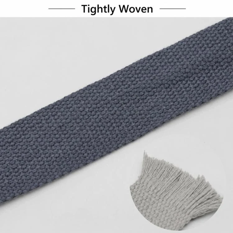 Polyester-Cotton Colorful Canvas Woven Band 50m, Width:3.8cm(Dark Blue) - Image 4