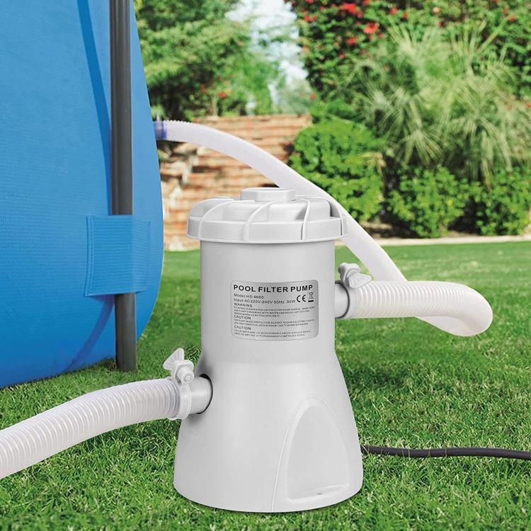 Pool Impurity Filter Pump Suitable For In-Ground Swimming Pools, Specification: 530gal EU Plug