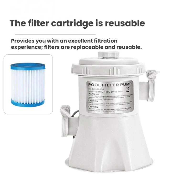 Pool Impurity Filter Pump Suitable For In-Ground Swimming Pools, Specification: 530gal EU Plug - Image 3