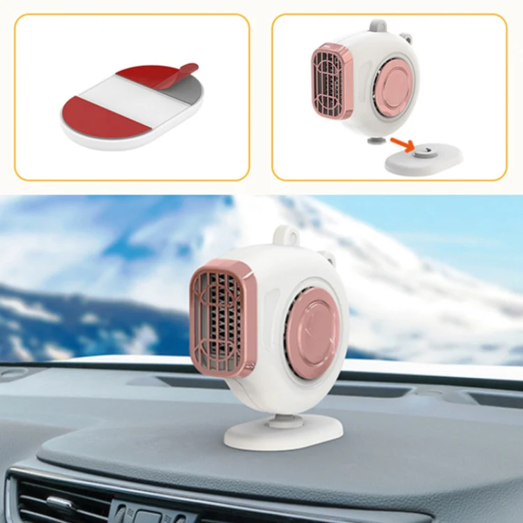 Portable Car Dashboard Electric Heater Winter Defroster, Voltage:24V(White) - Image 6