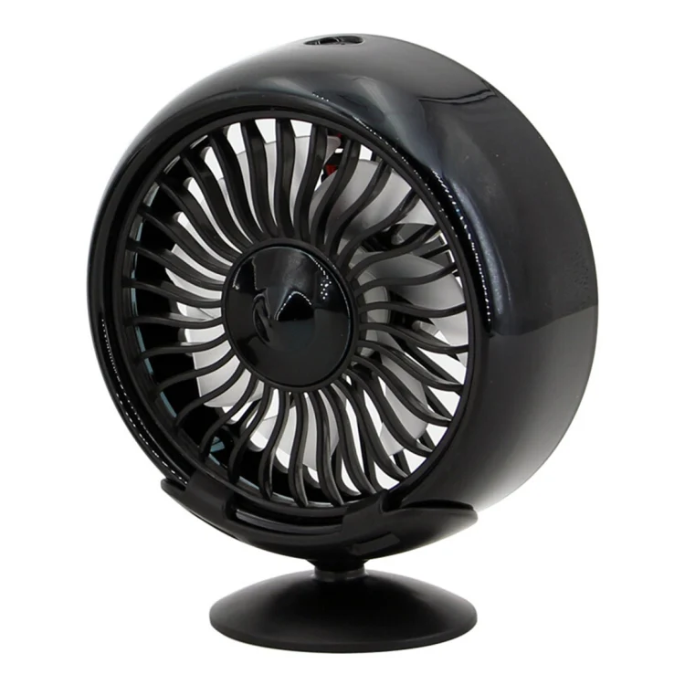 Portable Car Electric Cooling Fan with Base(Black) - Image 2