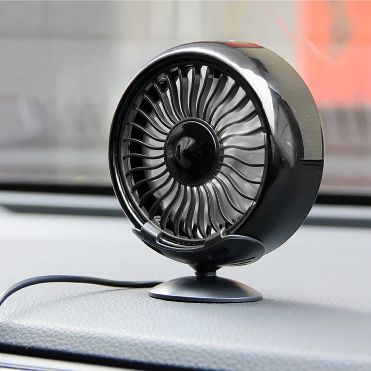 Portable Car Electric Cooling Fan with Base(Silver) - Image 11