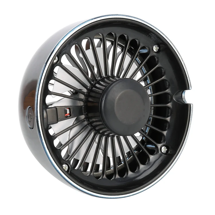 Portable Car Electric Cooling Fan with Base(Silver) - Image 4