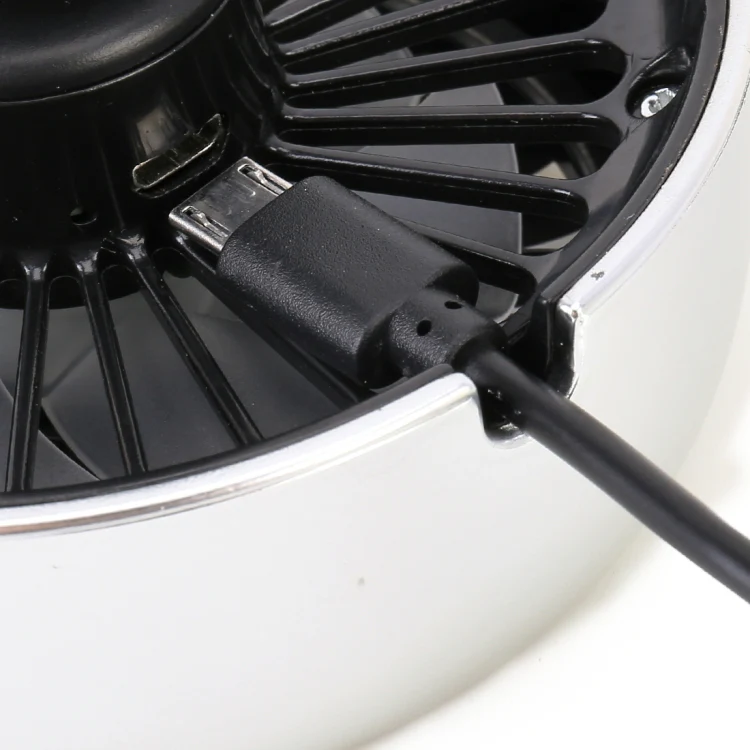 Portable Car Electric Cooling Fan with Base(Silver) - Image 6