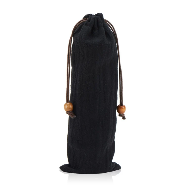 Portable Coffee Machine Shaker Grinder Storage Cotton Bag(Black)