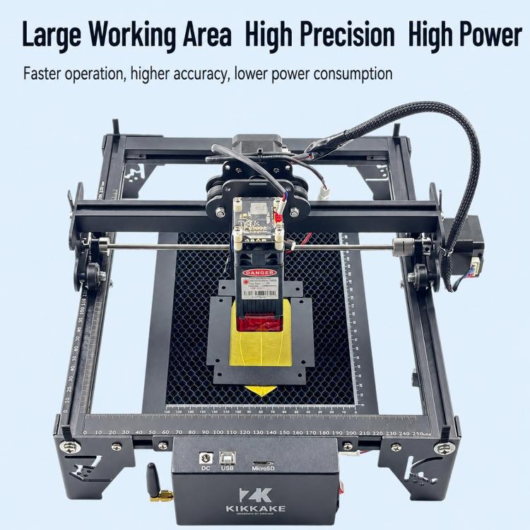 Portable Leaf Laser Engraver Mini Marking Machine For Photo Stainless Steel & Wood US Plug(10W) - Image 2
