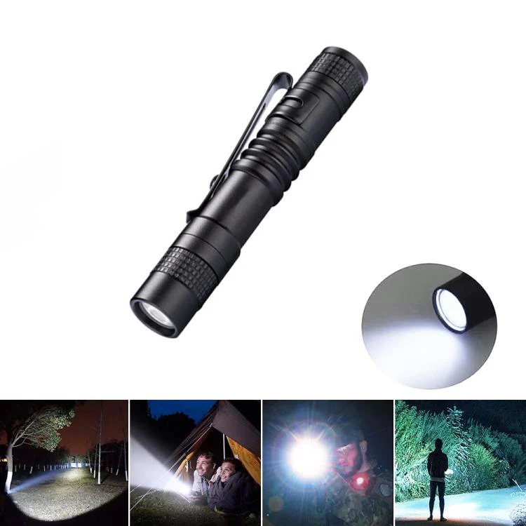 Portable Mini Flashlight Outdoor Waterproof Handheld LED Flashlight, Style: 1 Battery White Light